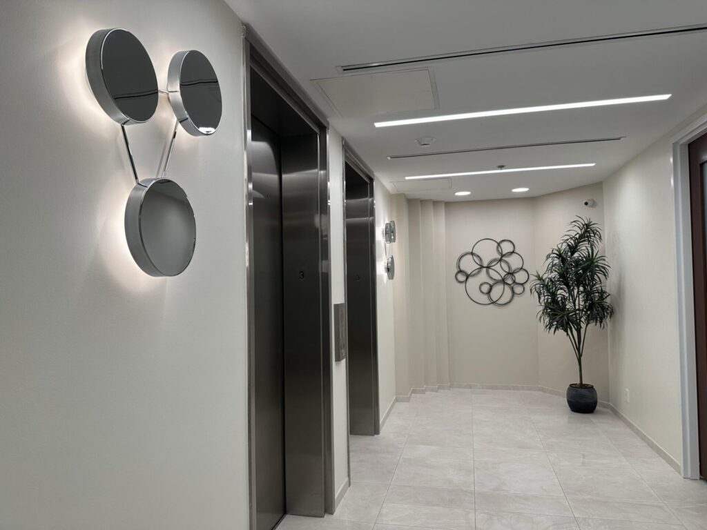 Third-floor elevator lobby at 300 S. Pine Island Road, Plantation, outside Suite 315